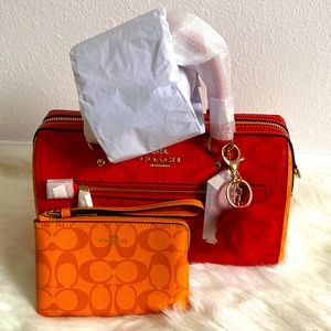 Coach Rowan Satchel w/ wristlet